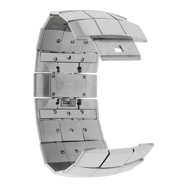 Reloj Calvin Klein para dama en acero inoxidable.