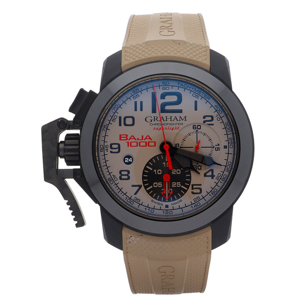 Reloj Graham para caballero modelo Chronofighter Superlight Baja 1000.