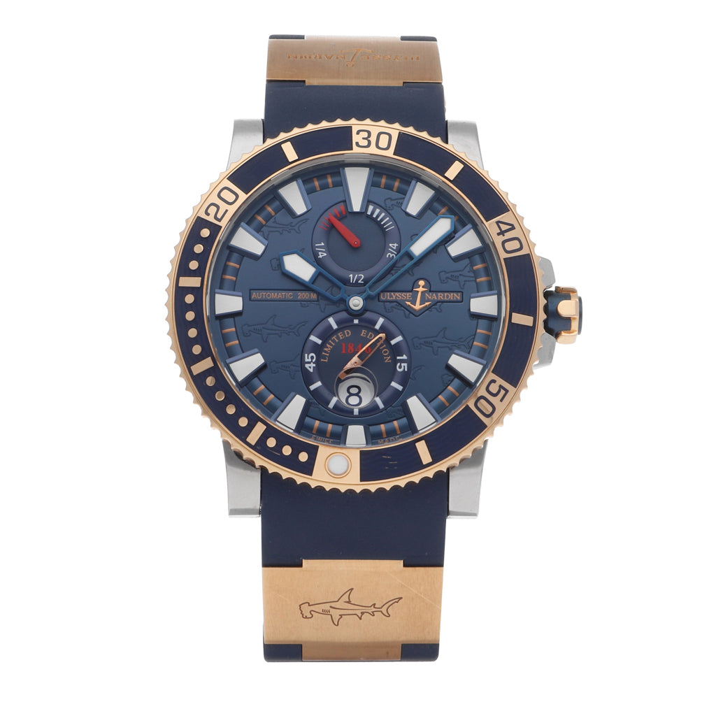 Reloj Ulysse Nardin para caballero en oro y acero inoxidable