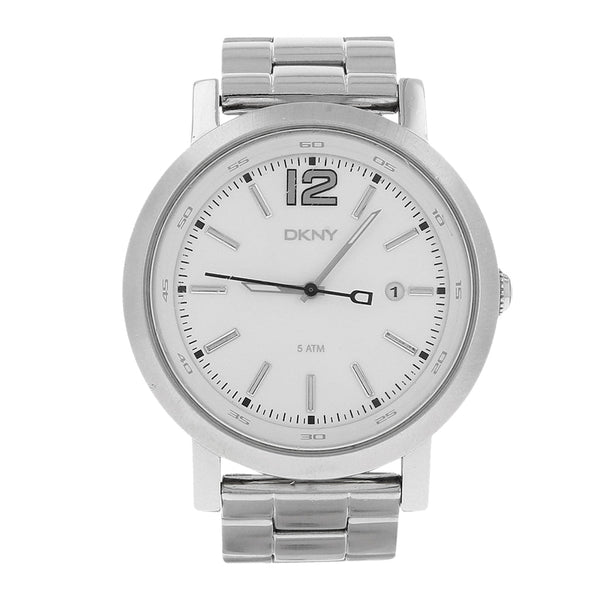 Reloj DKNY para dama en acero inoxidable.