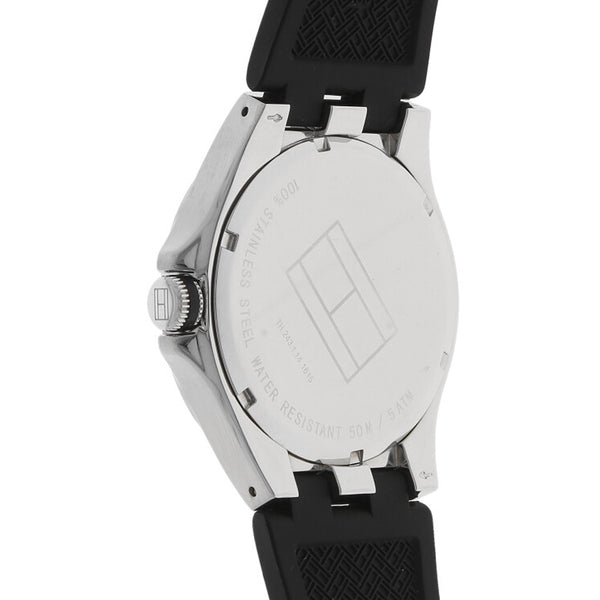 Reloj Tommy Hilfiger para caballero en acero inoxidable correa silicona.