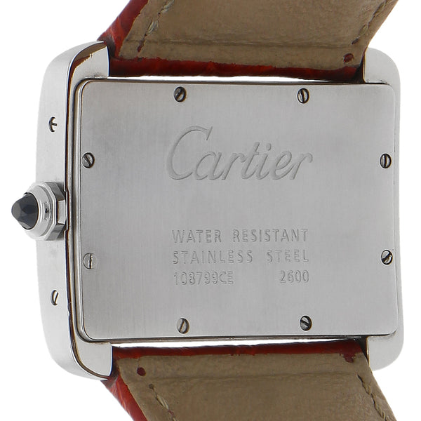 Reloj Cartier para dama modelo Tank Divan.