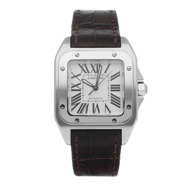 Reloj Cartier para caballero modelo Santos 100.