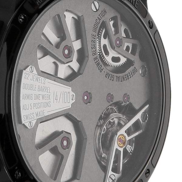 Reloj Armin Strom para caballero modelo Edge Double Barrel.