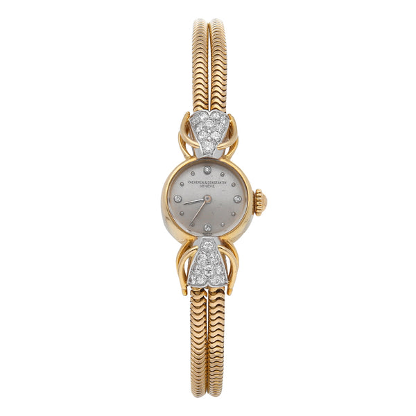 Reloj Vacheron Constantin para dama en oro amarillo 18 kilates.