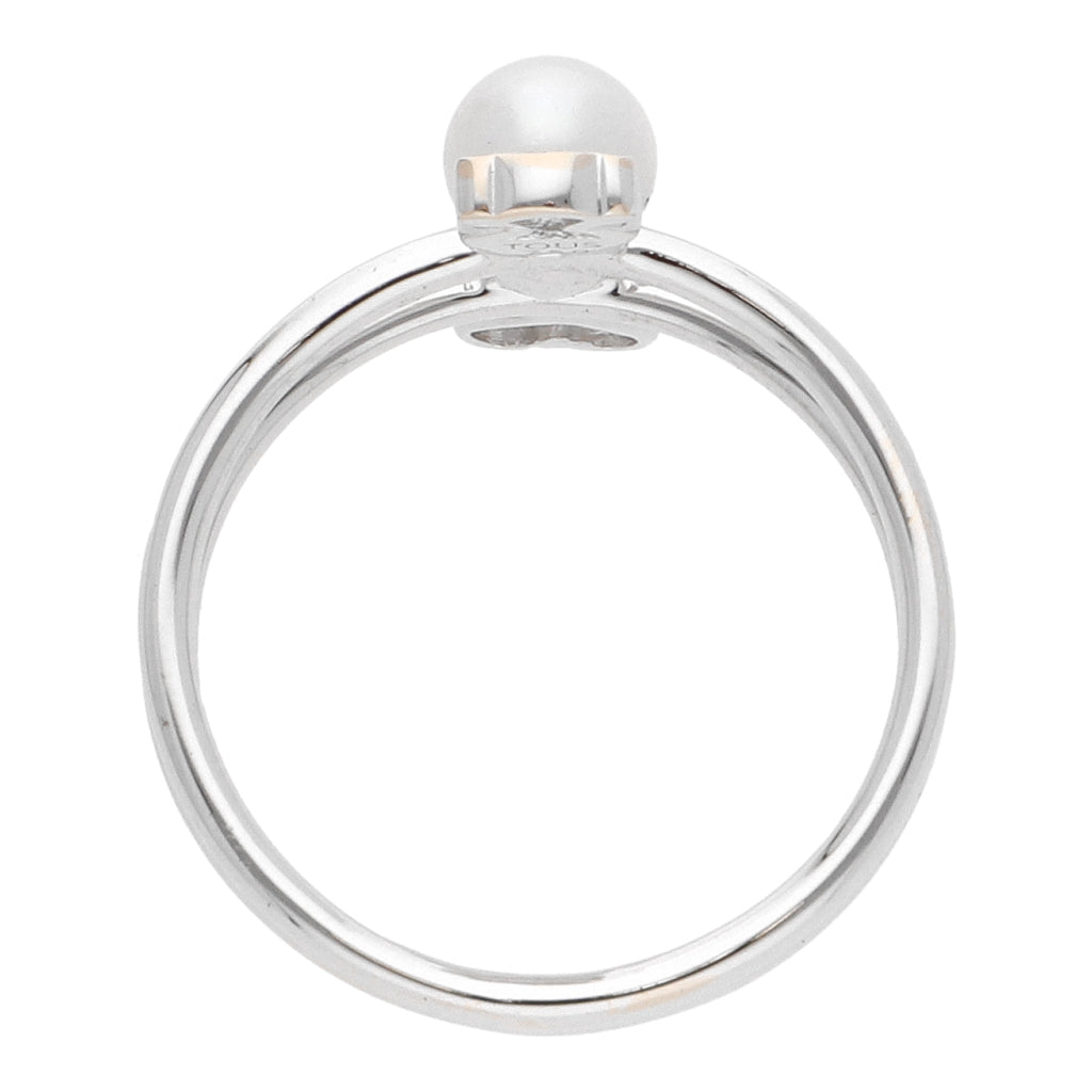 Anillo tous best sale perla blanca