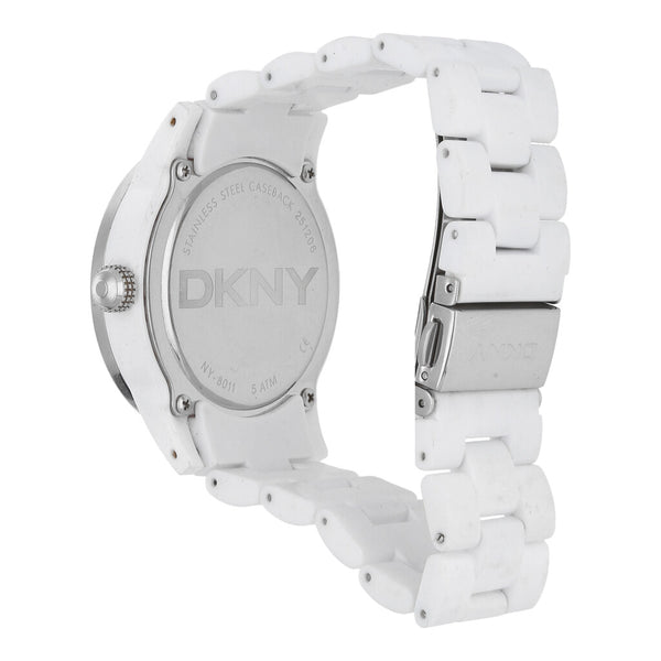 Reloj DKNY para caballero/unisex en acero inoxidable correa resina.