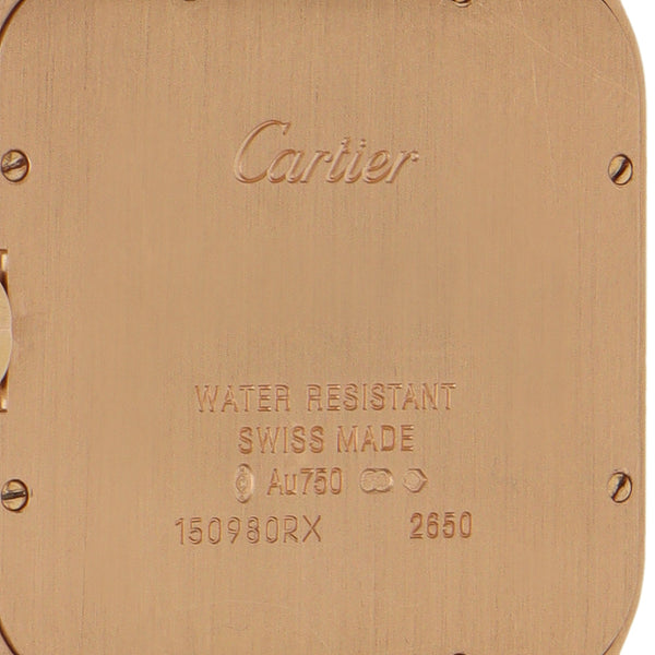 Reloj Cartier para caballero modelo Santos Dumont.