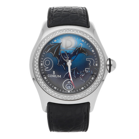 Reloj Corum para caballero en acero inoxidable correa piel edici n