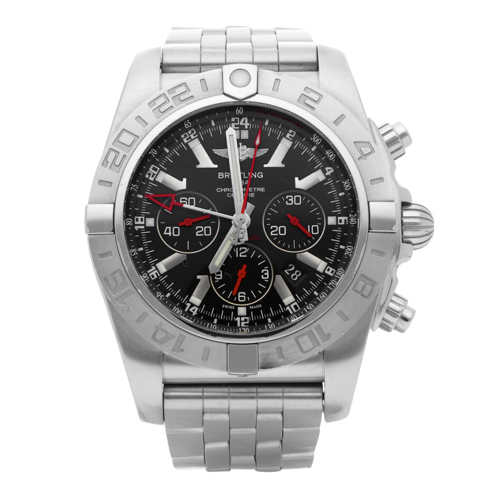 Reloj Breitling para caballero modelo Chronomat GMT. Nacional Monte de Piedad
