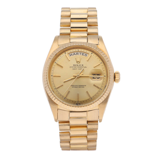 Reloj Rolex para caballero modelo Oyster Perpetual.