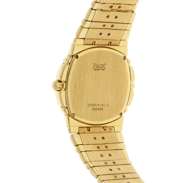 Reloj Piaget para caballero en oro.