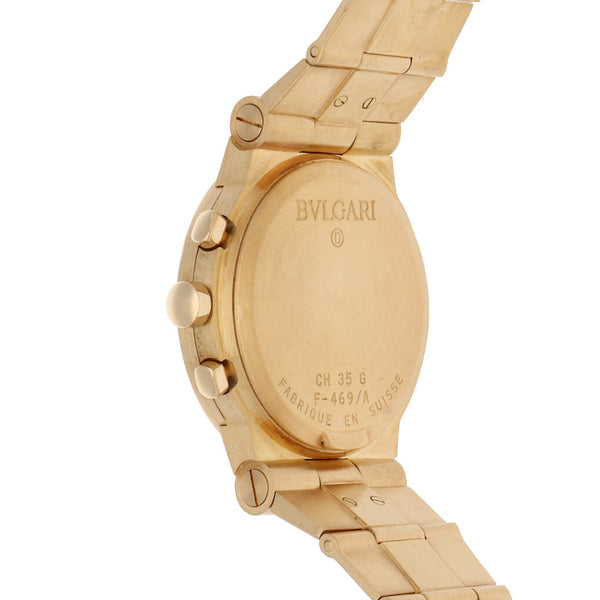 Reloj Bvlgari para caballero en oro.