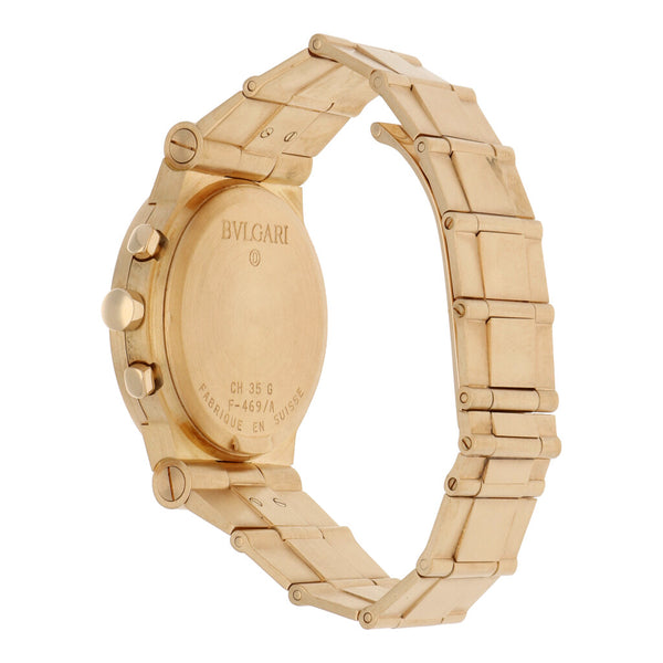 Reloj Bvlgari para caballero en oro.