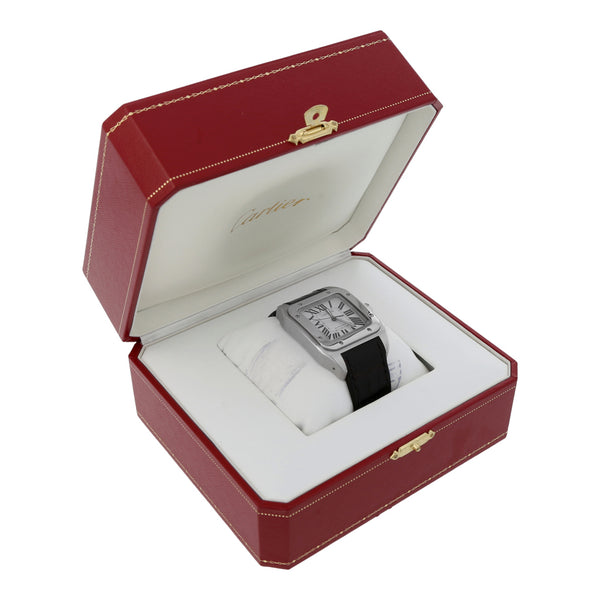 Reloj Cartier para caballero modelo Santos 100.