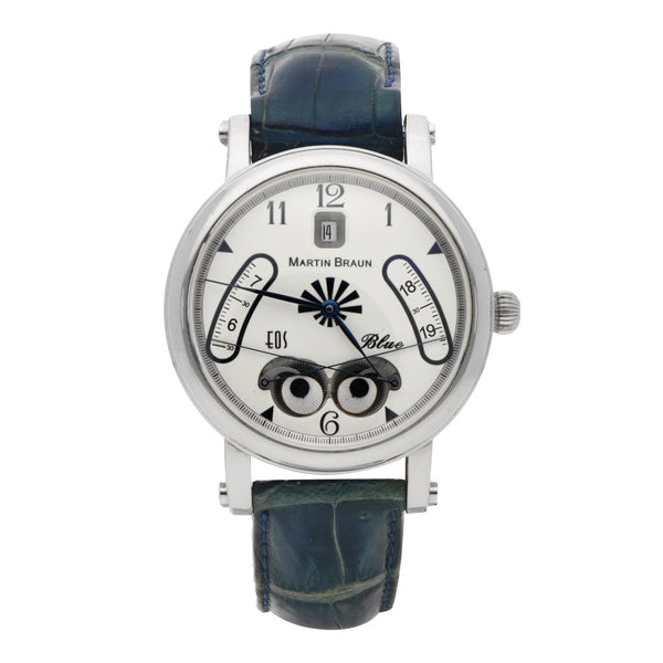 Reloj Martin Braun para caballero modelo Eos Blue.