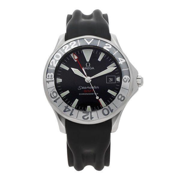 Reloj Omega para caballero modelo Seamaster GMT.