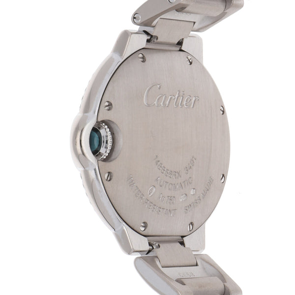 Reloj Cartier para dama modelo Ballon Bleu en oro blanco 18k.