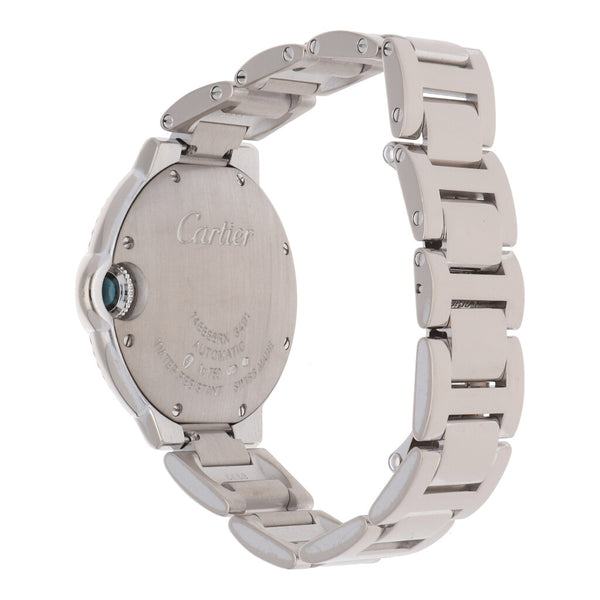 Reloj Cartier para dama modelo Ballon Bleu en oro blanco 18k.