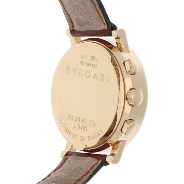 Reloj Bvlgari para caballero modelo Bvlgari Bvlgari caja en oro amarillo 18 kilates.