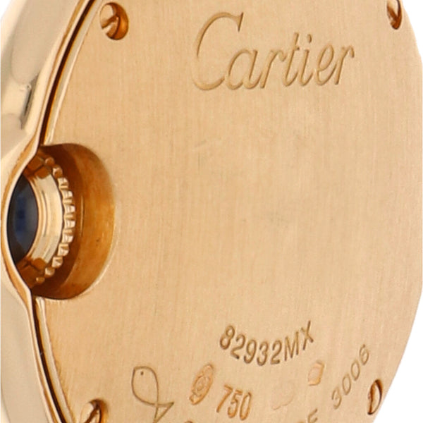 Reloj Cartier para dama modelo Ballon Bleu en oro amarillo 18 kilates.