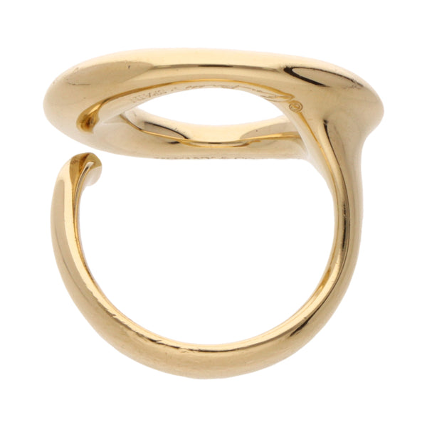 Anillo hechura especial firma Tiffany & Co. en oro amarillo 18 kilates.