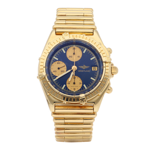 Reloj Breitling para caballero en oro amarillo 18 kilates.