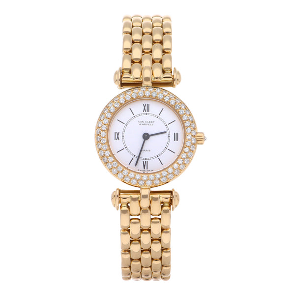 Reloj Van Cleef & Arpels para dama en oro amarillo 18 kilates.