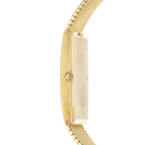 Reloj Rolex para caballero modelo Cellini en oro amarillo 18 kilates.