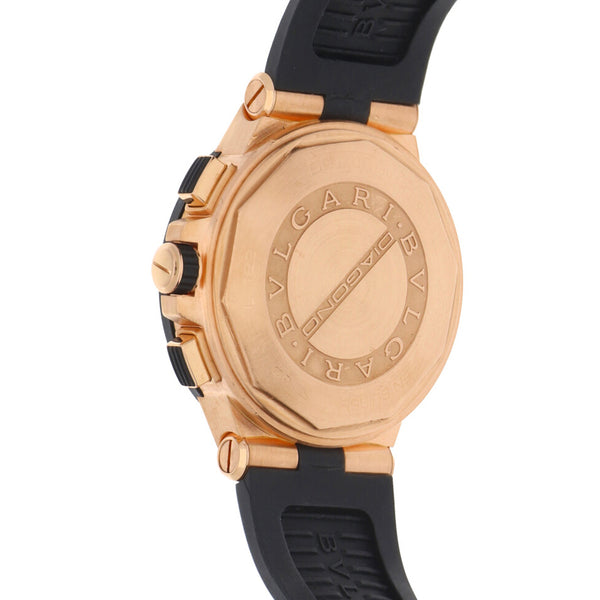 Reloj Bvlgari para caballero/unisex modelo Diagono caja en oro rosa 18 kilates.