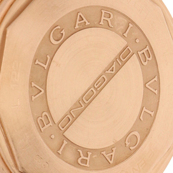 Reloj Bvlgari para caballero/unisex modelo Diagono caja en oro rosa 18 kilates.