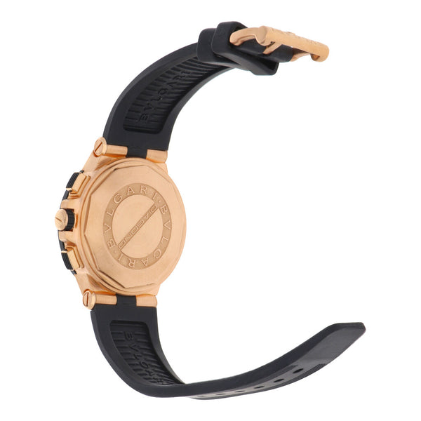 Reloj Bvlgari para caballero/unisex modelo Diagono caja en oro rosa 18 kilates.