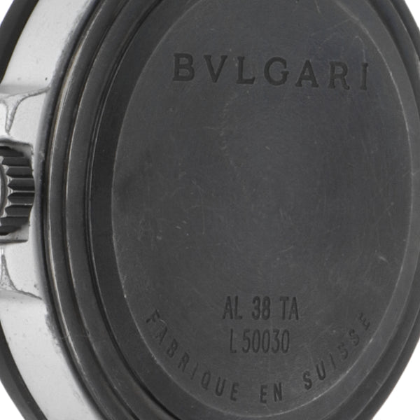 Reloj Bvlgari para caballero en aluminio y caucho.