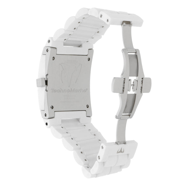 Reloj Technomarine para dama modelo Square Ceramic Diamonds.