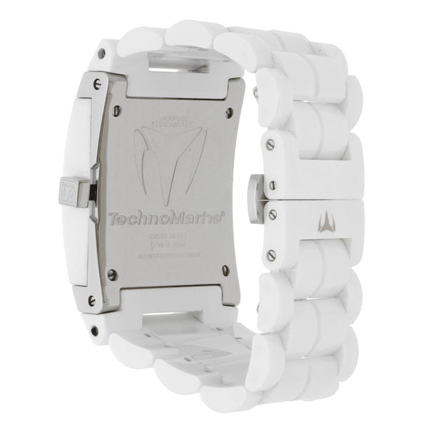 Reloj Technomarine para dama modelo Square Ceramic Diamonds.