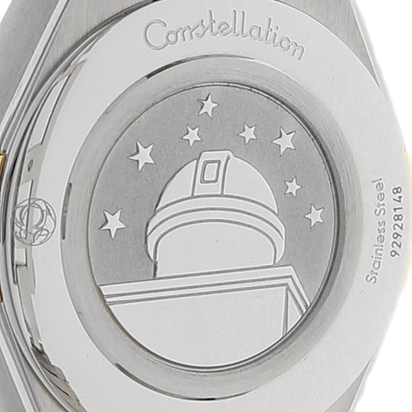 Reloj Omega para dama modelo Constellation vistas en oro amarillo 18 kilates.