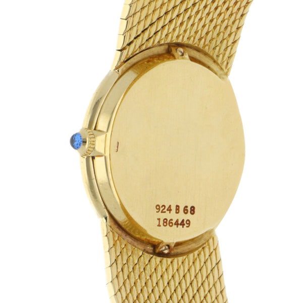 Reloj Piaget para dama en oro amarillo 18 kilates.