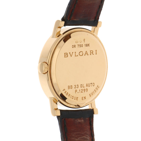 Reloj Bvlgari para caballero/unisex modelo Bvlgari Bvlgari caja en oro amarillo 18 kilates.