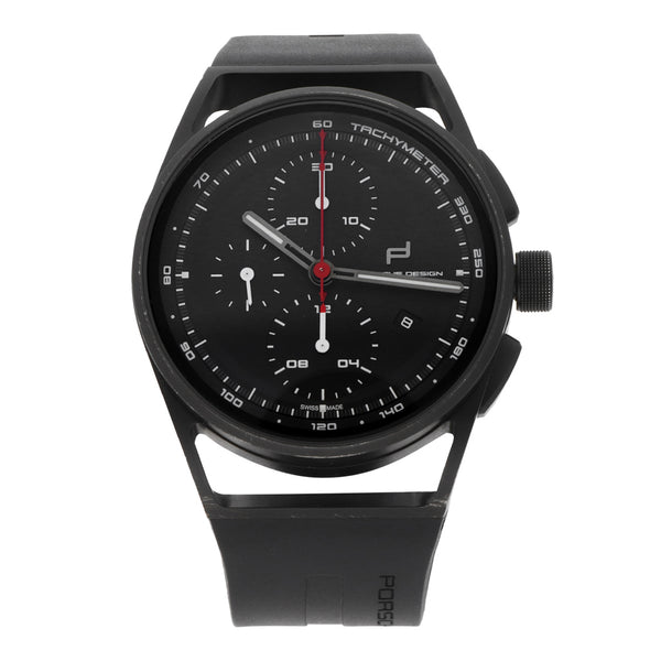 Reloj Porsche Design para caballero modelo 1919 Chronotimer All Black.