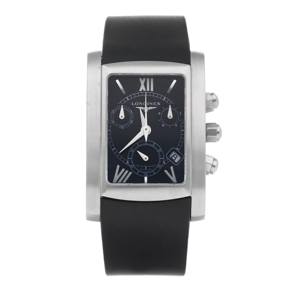 Reloj Longines para caballero/unisex en acero inoxidable correa caucho.