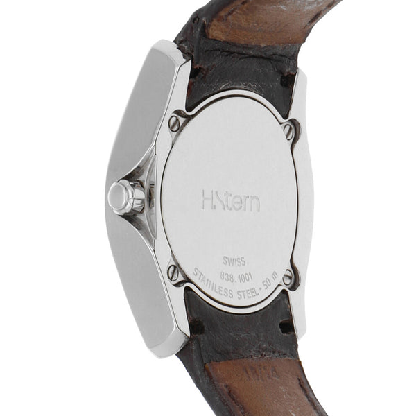 Reloj H. Stern para dama en acero inoxidable correa piel.