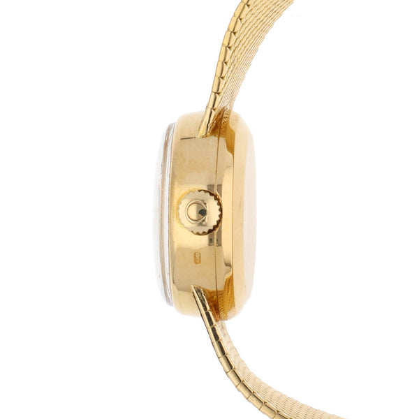 Reloj Omega para dama modelo Ladymatic en oro amarillo 18 kilates.