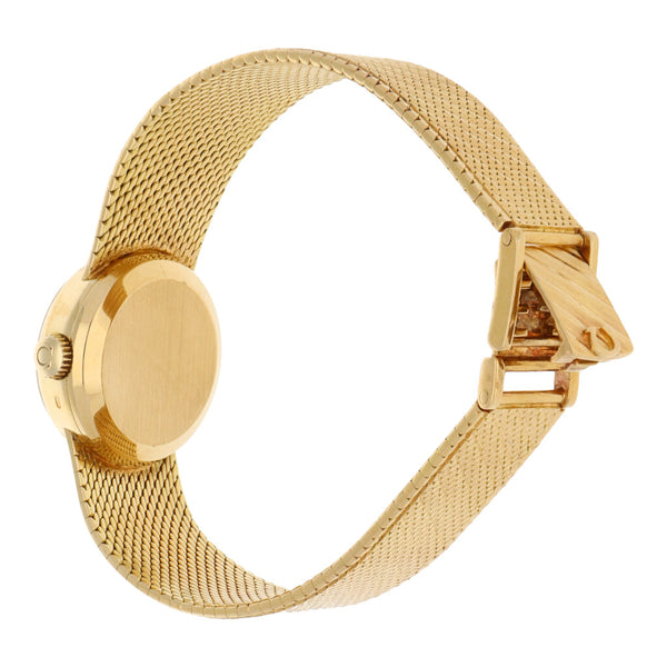 Reloj Omega para dama modelo Ladymatic en oro amarillo 18 kilates.