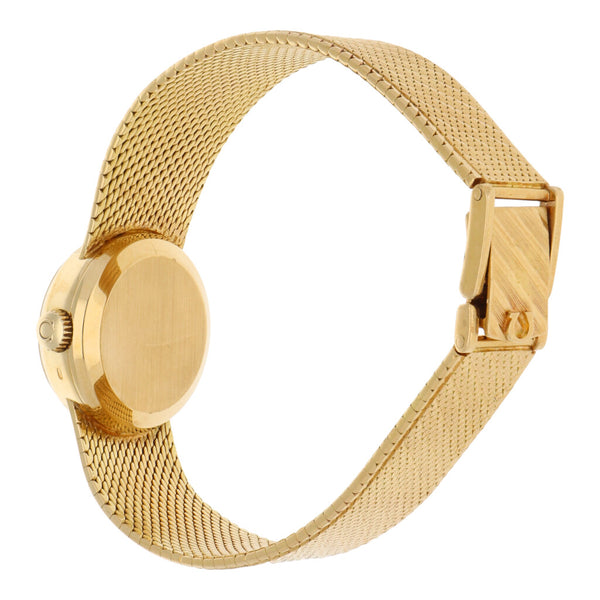 Reloj Omega para dama modelo Ladymatic en oro amarillo 18 kilates.