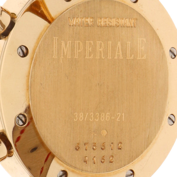 Reloj Chopard para dama modelo Imperiale caja en oro amarillo 18 kilates.