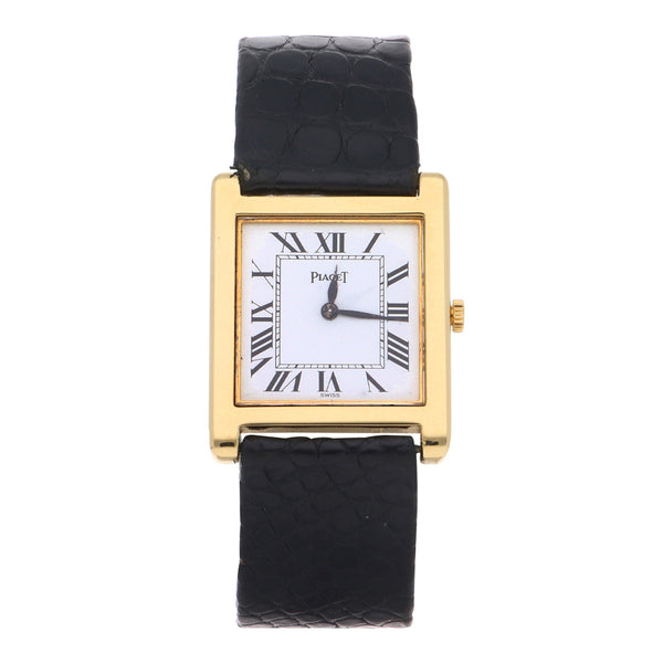 Reloj Piaget para dama/unisex en oro amarillo 18 kilates correa piel.