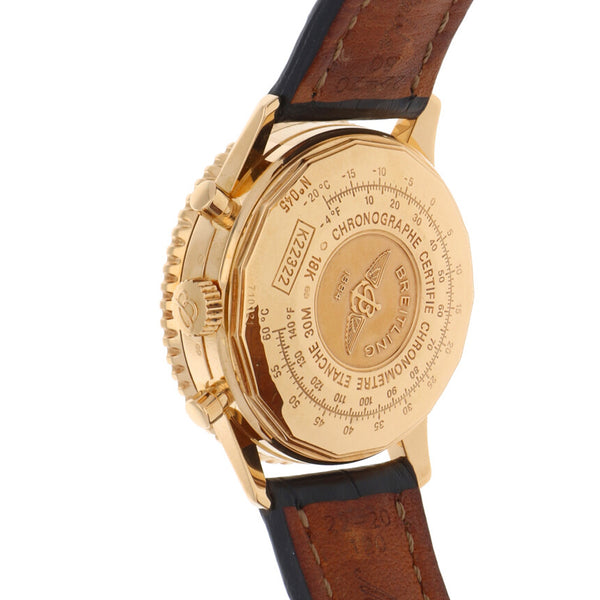 Reloj Breitling para caballero modelo Navitimer Cosmonaute caja en oro amarillo 18 kilates.