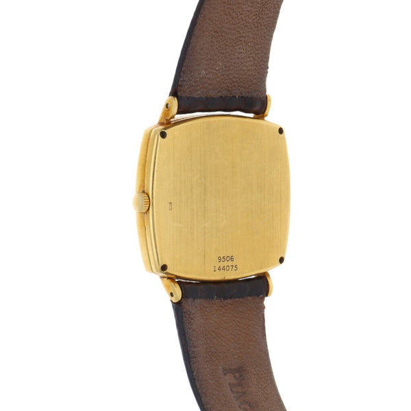 Reloj Piaget para caballero en oro amarillo 18 kilates correa piel.