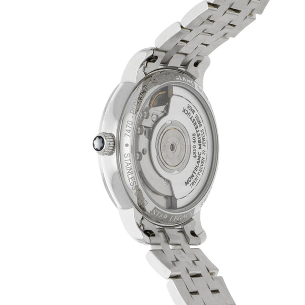 Reloj Montblanc para dama modelo Star Legacy en acero inoxidable.