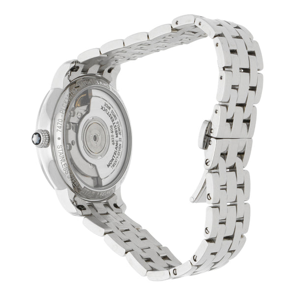 Reloj Montblanc para dama modelo Star Legacy en acero inoxidable.